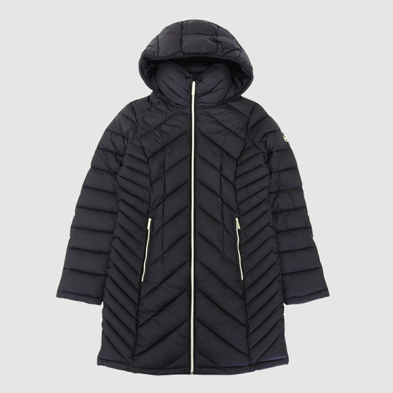 マイケルコース 衣類 レディース ロングコート アウトレット ナイロン 77A4512M42-BLACK MICHAEL KORS