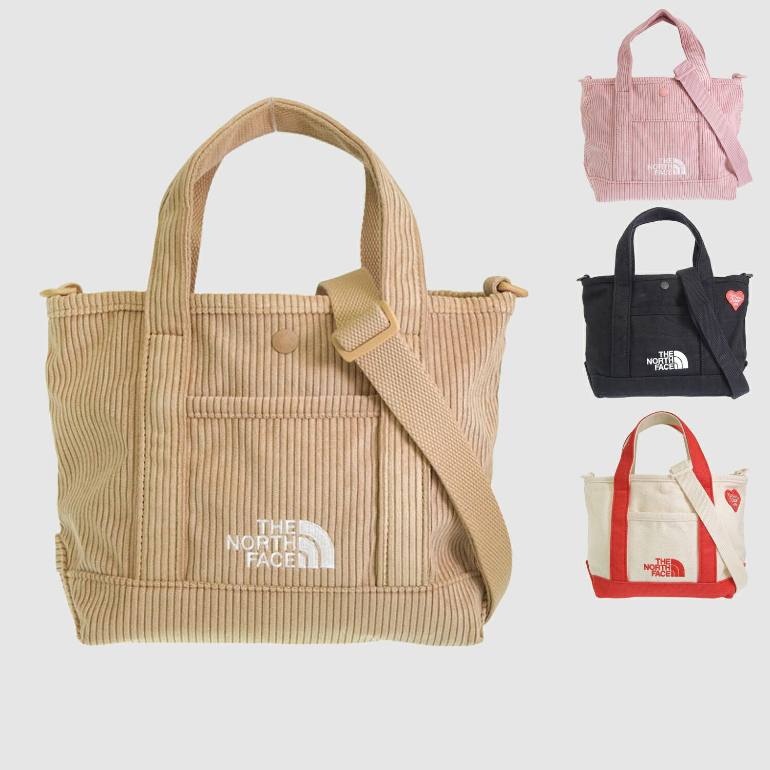 北の方人間の顔 御徒面子 レディース 2WAY ショルダーバッグ K\u0027S ALL-DAY TOTE MINI_CD NN2PR5 THE NORTH FACE