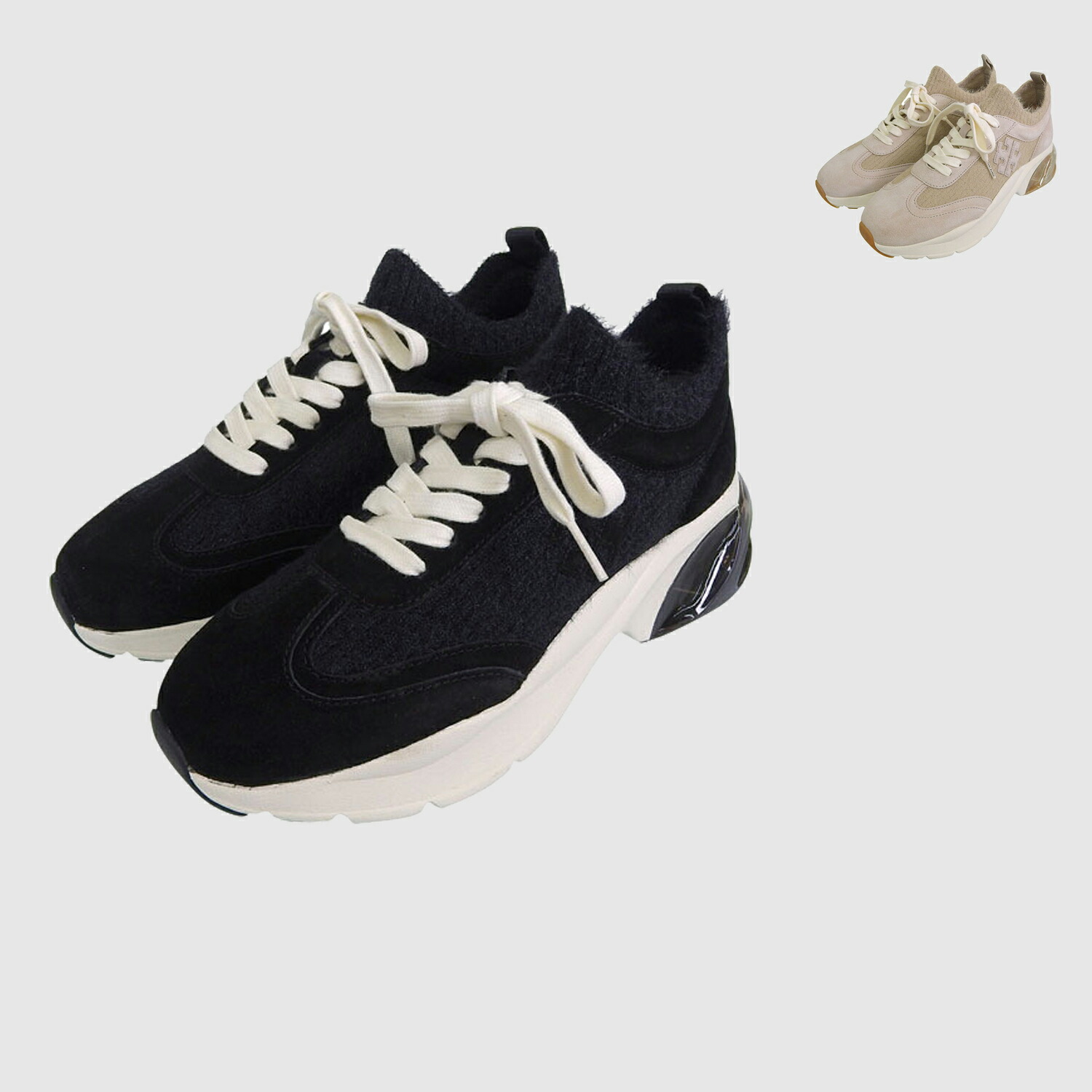 トリーバーチ 靴 レディース スニーカー アウトレット GOOD LUCK MOHAIR TRAINER 148597 TORY BURCH|リヴェラール店