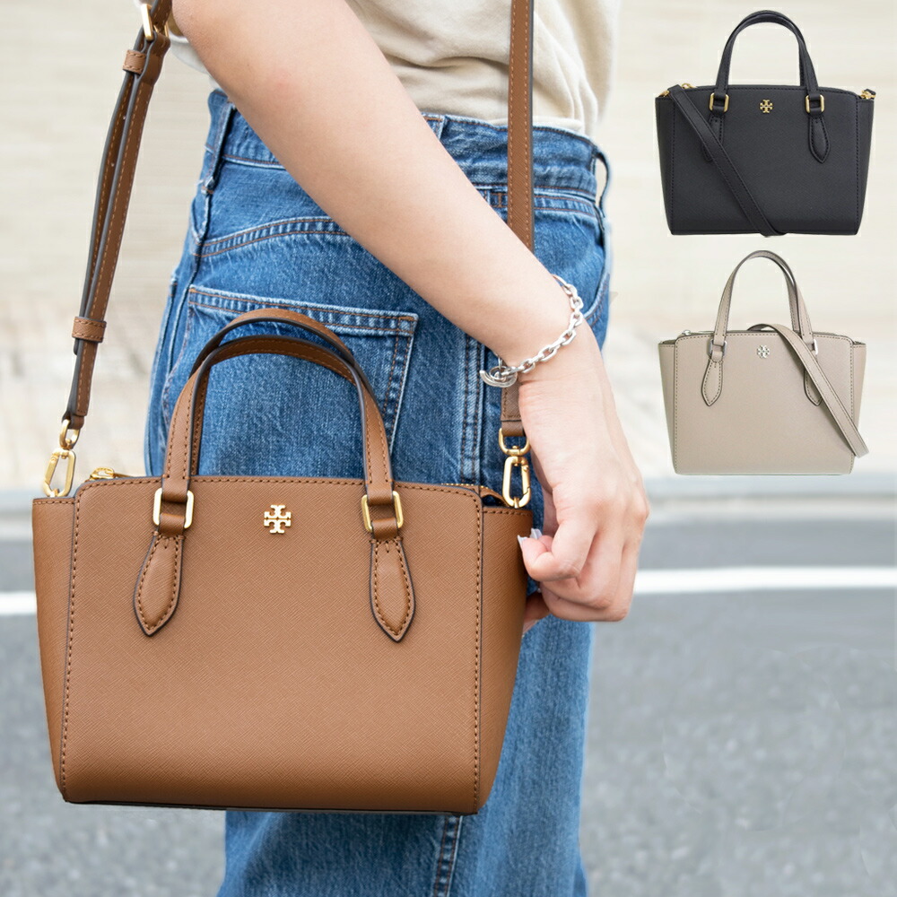 トリーバーチ 御徒面子 レディース トートバッグ 逃げ道品 EMERSON MINI TOP ZIP TOTE 138366 TORY BURCH