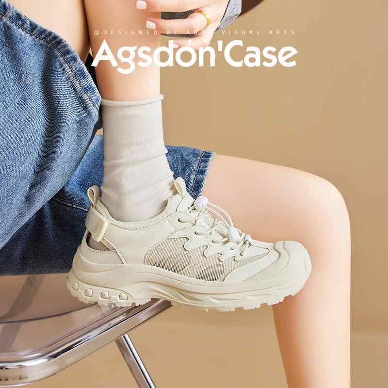 トレッキングサンダル レディース 夏用 メッシュ 通気性 厚底 つま先覆いかぶせる 白いこと 渓流 山登り アウトドア 軽さ 雨合羽製作 成人女性向け 痛いところ防御すること 活動的表現スタイル