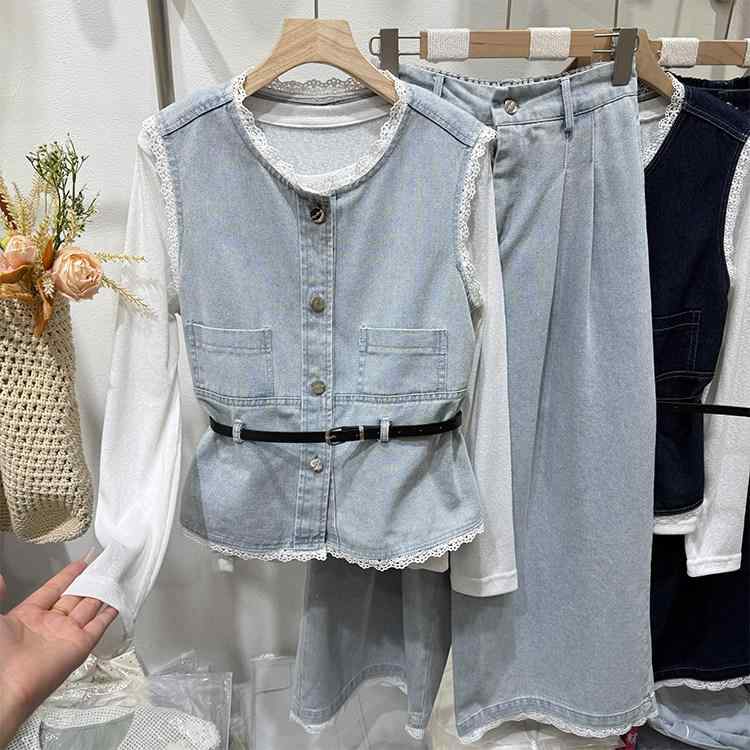レディース 御前上等感 スピード競技 うつり変わり ジーンズ より良い プルオーバー 広広とした ズボン下 3点仕掛ける 春 軽さ 伸縮性 吸湿速乾 心地よい 普段使い走り 通い用