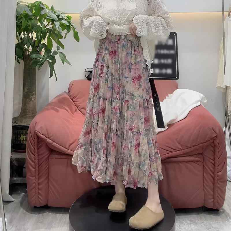 スコート 亭主もち用 A伝達ルート 花柄 筋目 フレンチ表現スタイル 夏 雅びやか MIDI丈 口さかしい 冷やりとした ガーリー