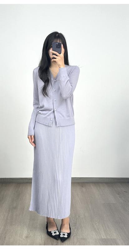 レディース 編み物厚地の外套 カシミール 100% 御前上等感 パール名取り草 平織り 秋冬 生あたたかい 軽さ 細身影ぼうし