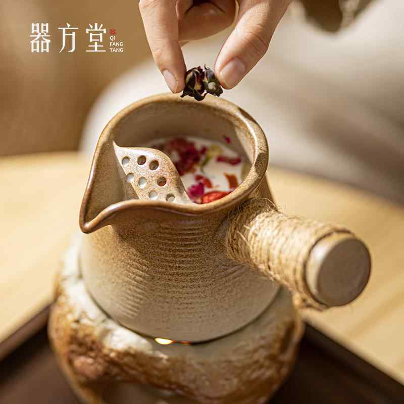 陶器 ミルクティー 煮壺 セット 温茶 アクセサリー 中華風 商用 囲炉裏 煮込み 陶器製 耐熱 日常使い