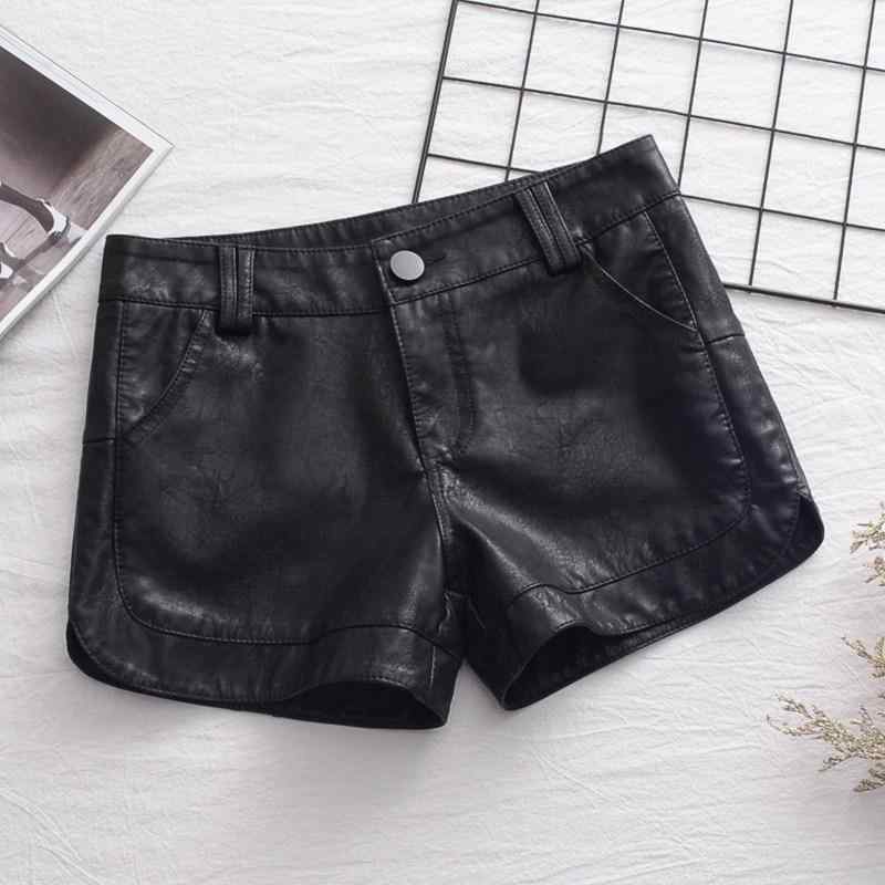 レディース シープスキン ショートパンツ ブラック スリムフィット 細身シルエット 真皮 ブーツカット インナーパンツ 外穿用 春秋 高級感 柔らかい 暖かみ 軽量 7,683円