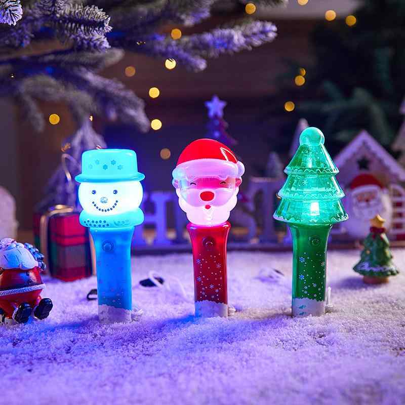 おもちゃ 子供用 クリスマス 光るスティック 手持ち 冬 パーティー 飾り品 幼稚園 ギフト プレゼント イベント グッズ 置物 デコレーション