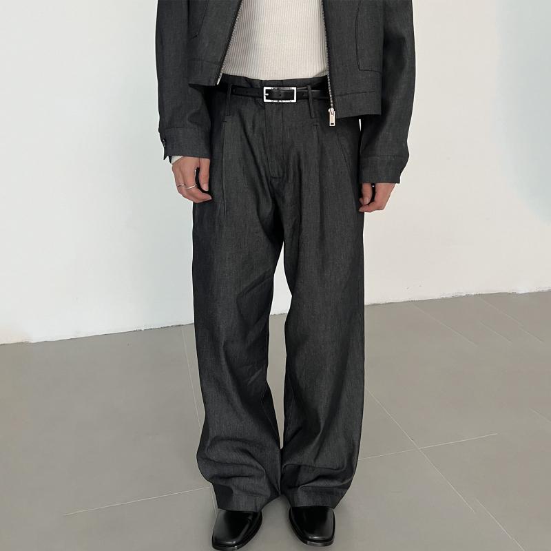 デニムパンツ ゆったり フィット コットン素材 リラックス感 日常使い ストレッチ性 着心地良い ジーンズ ワイドシルエット カジュアルスタイル