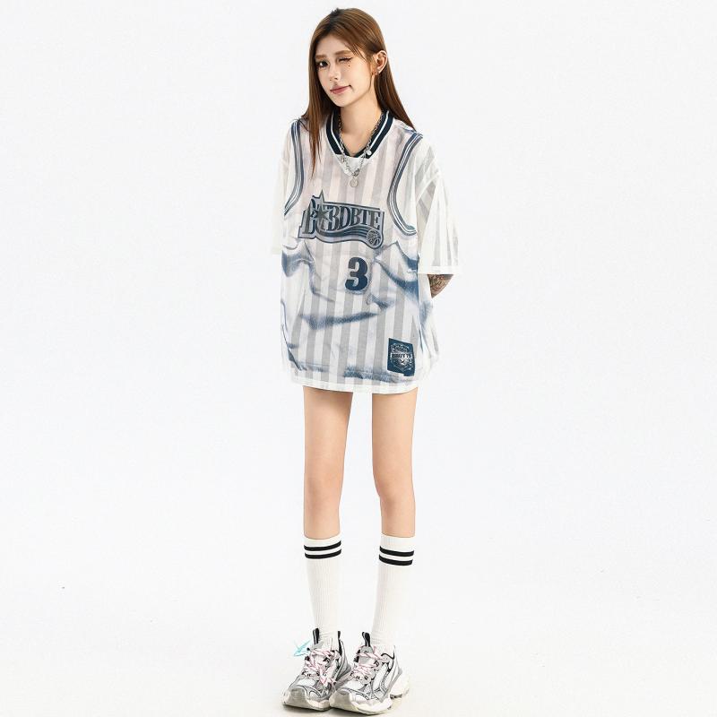 レディース Tシャツ 夏 メッシュ 短袖 Vネック ゆったり スリム 通気性 スポーツ風 カジュアル トップス 普段使い 軽量 吸湿速乾 日常着
