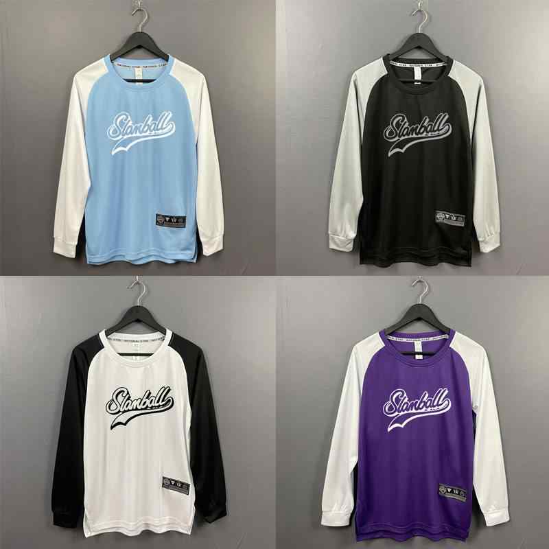 メンズ 長袖 速乾 メッシュ Tシャツ バスケットボール ジャージ ゆったり 通気性 クルーネック ランニング トレーニングウェア アウトドア スポーツ 吸湿速乾 軽量 伸縮性