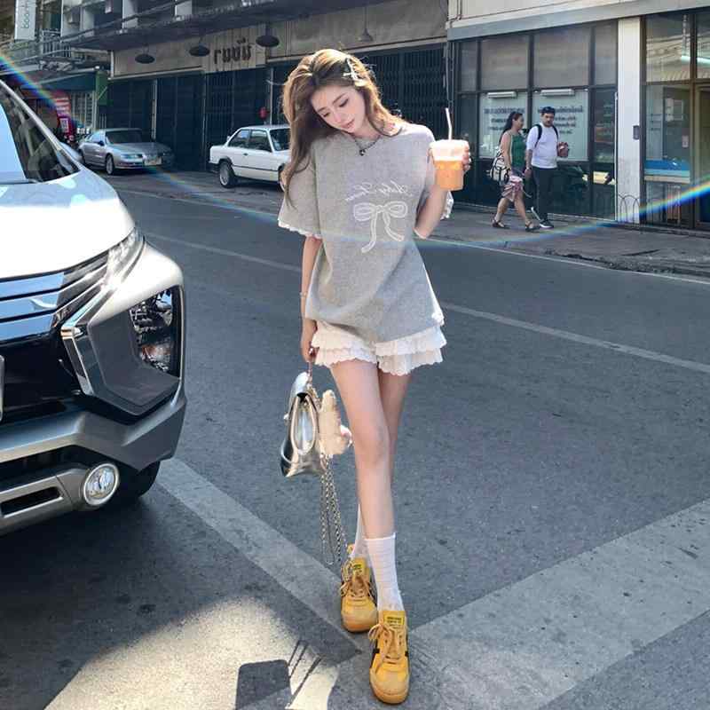 レディース 夏用 セットアップ 韓国 心地好い スピード競技 うつり変わり 短袖 トップス ミニスカート 2点仕掛ける 表現スタイル引き上げる 若押し出し 女子らしい 口さかしい 吸湿速乾