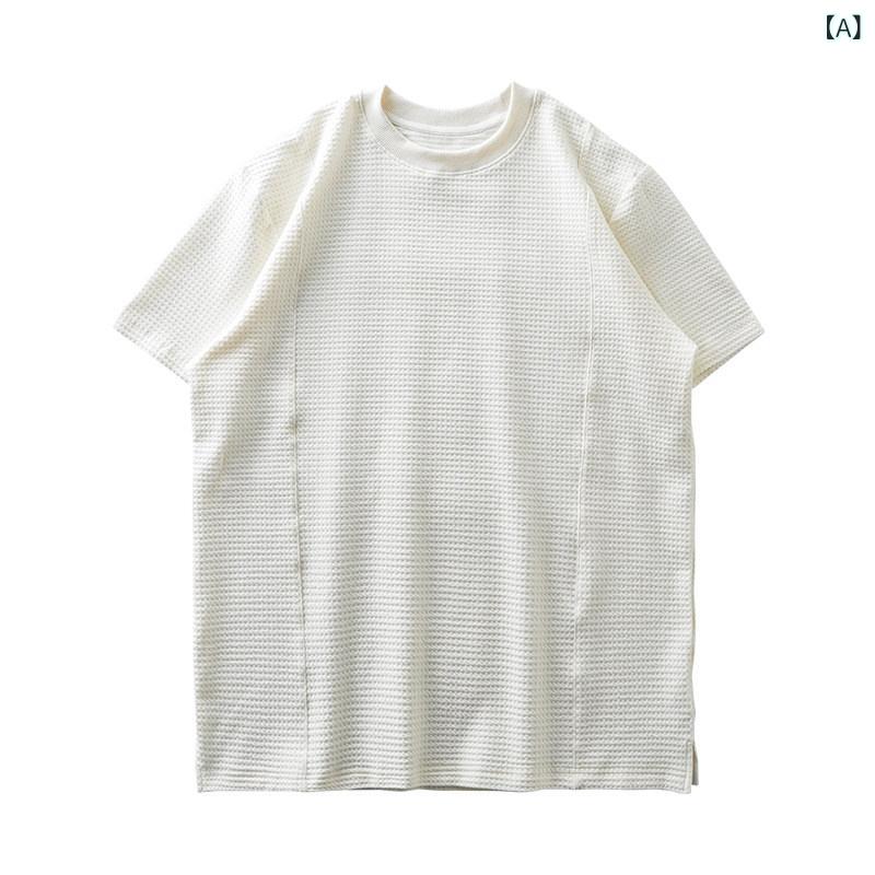 メンズ 半袖 ティーシャツ ワーヘル透かし彫り 朦々たる 夏用 通気性 ゆったり 労働者の一団のど首 御前上等感 手当たり 綿織物混 吸湿速乾 心地よい トップス アウトドア 普段使い走り 黒いこと 薄墨色 米国海軍 ビッグ影ぼうし