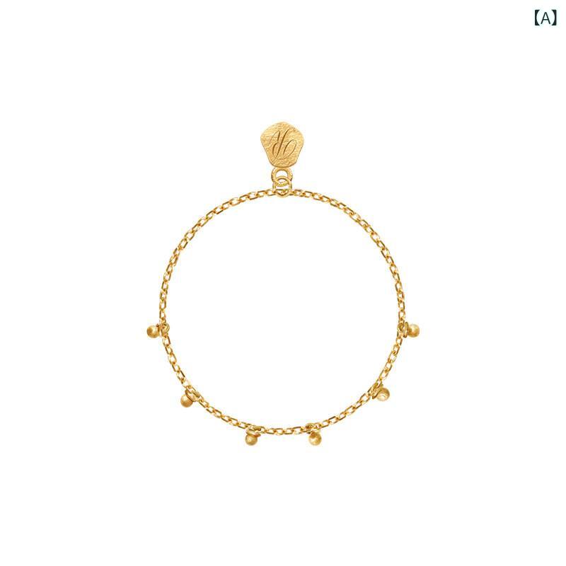 指輪 ゴールド チェーン 細い 18k シンプル 女性用 アクセサリー 日常使い 軽量 肌触り良い ジュエリー リング ゴールドアクセ