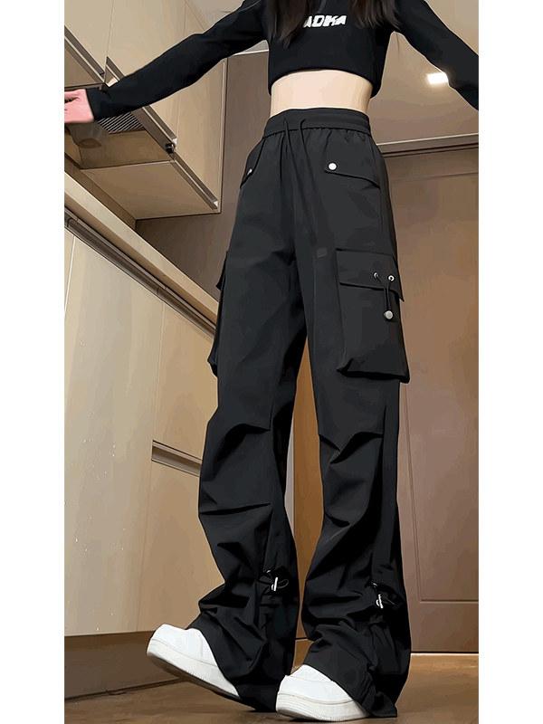レディース カーゴパンツ 薄手 接触冷感 防水 ゆったり 夏用 アウトドア 登山 トレッキング カジュアル ルーズフィット 学生向け 軽量 吸湿速乾 デイリーウェア