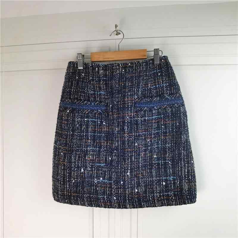 スカート 秋冬 女性用 高腰 ヒップアップ 半身 粗花ね 素材 切り替え 編み込み カラフル コート風 フレンチスタイル 普段使い 軽量 伸縮性 高級感 ブラウン系 グレー系 ブラック 通勤 通学 アウトドア