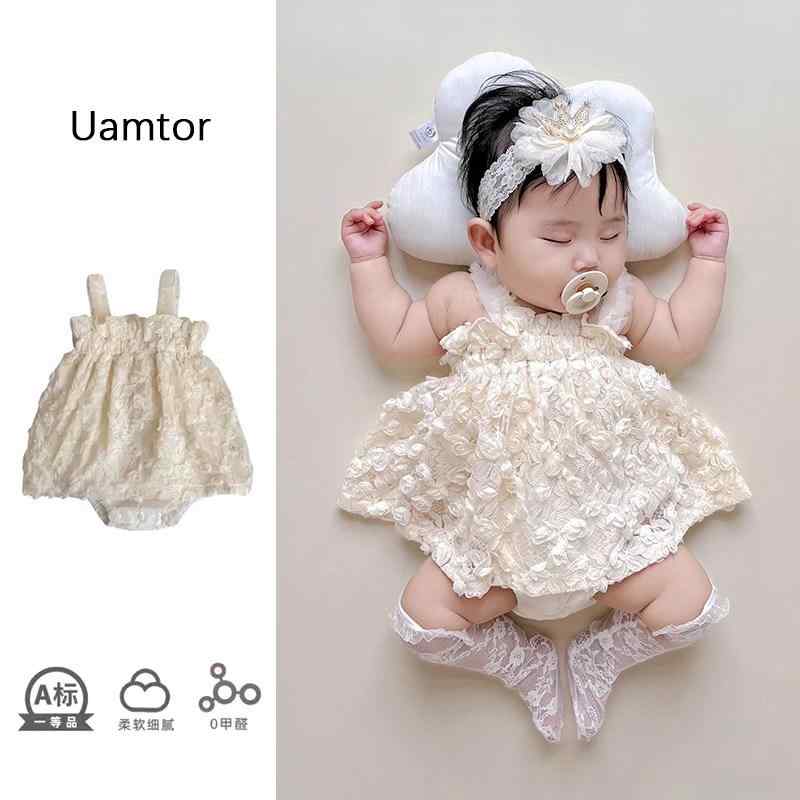 ベビー服 御姉さん用 夏用 吊り帯 連体服 妃殿下 スコート 愛くるしげ 青写真 軽さ 綿原料品 お部屋着 通い 普段使い走り サクラ色系 象牙色