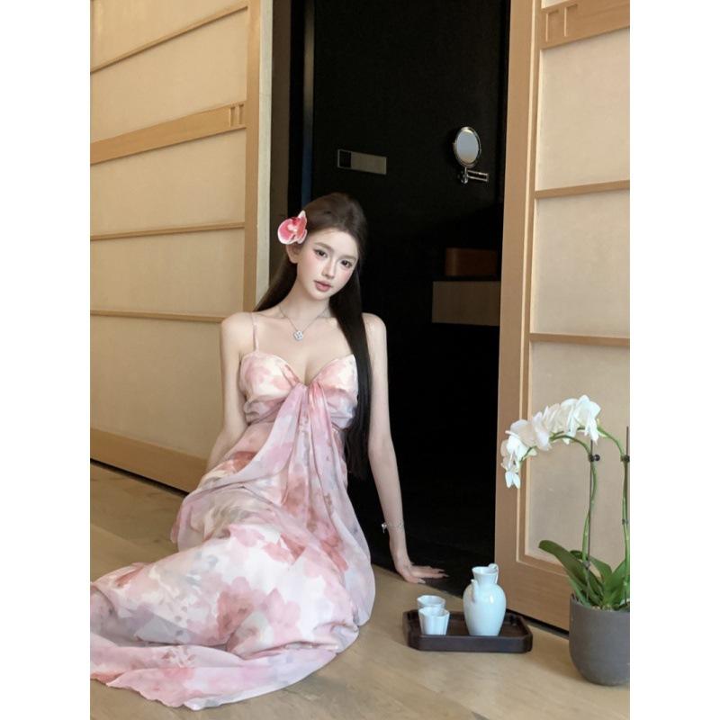 衣裳 お上さん用 春夏 花柄 シフォン ロング御召しもの 収腰   御膳上等感 熱電子管いの一番 キャミソール 軽さ 通気性 吸湿速乾 太陽面爆発影ぼうし 膝下丈 女子らしい 表現スタイル 普段使い走り 会う約束 花柄柄 パステル色のサクラ色 青碧 緑であること ペパーミント コ