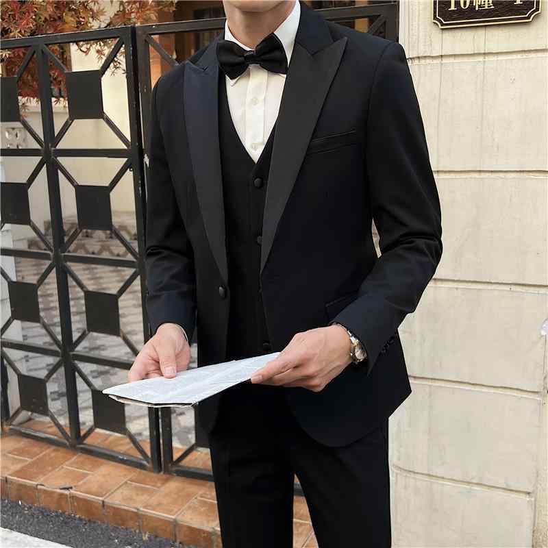 メンズ 春季 西装 セット ダブルブレスト ノッチ スリムフィット 結婚式 礼服 フォーマルスーツ ウール混 紺 グレー 黒 通勤 ビジネス 春夏|リバーパディ
