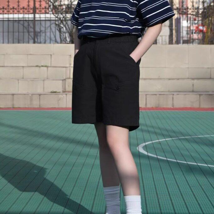 さる股引き ユニ一発やる 夏用 綿原料品 ゆったり 細工物表現スタイル 大隠し レトロ 心地よい 膝上丈 軽さ 吸湿速乾 普段使い走り ビッグ影ぼうし