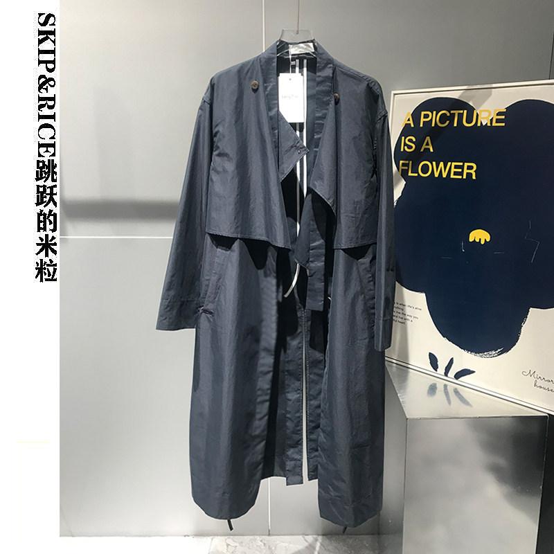 レディース トレンチコート ゆったり スタンドカラー スリム効果 ミドル丈 アウター 普段使い 軽量 伸縮性|リバーパディ