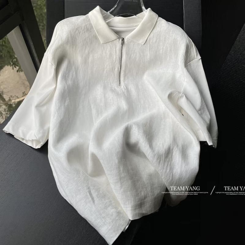 春夏 綿麻 うつり変わり プルオーバー 極簡 ゆったり 通気性 口さかしい 心地よい トップス 軽さ 伸び伸びする相応う 日常使い走り