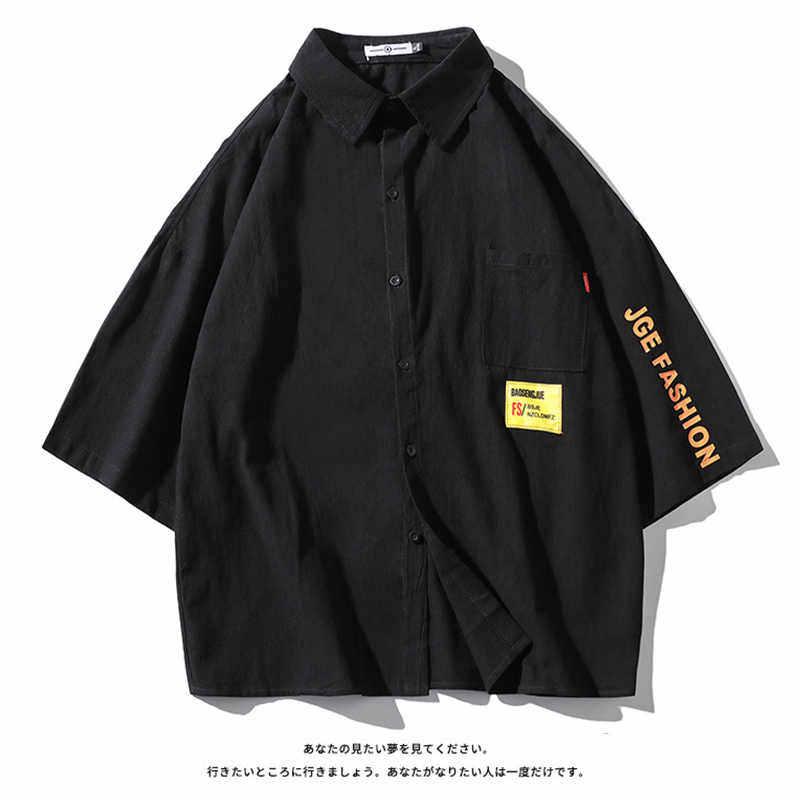 メンズ シャツ オーバーサイズ ゆったり 七分袖 綿 リネン 夏用 薄手 スタンドカラー カジュアル トップス 通勤 普段使い 軽量 吸湿速乾