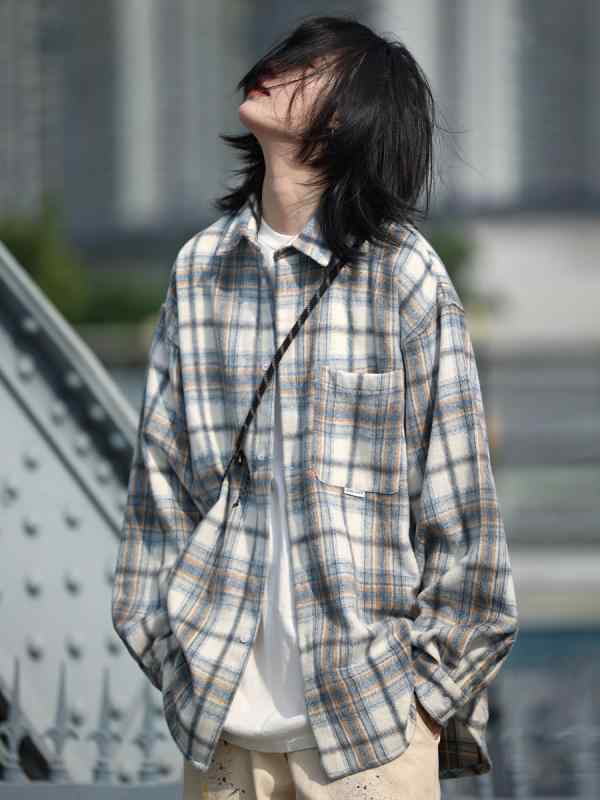 厚地の外套 男女 歳月 照合のしるし柄 色くい違い 羊毛 襟 ゆったり 心地よい 上衣 アウター 普段使い走り 相応う ビッグ影ぼうし 通い デイリー 軽さ 情の籠もった