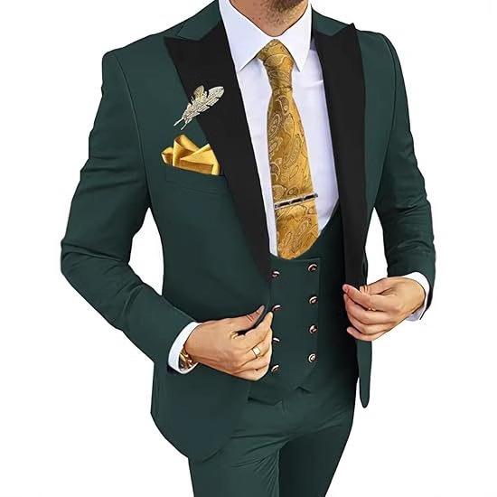 メンズ スーツ セット 修身 男性用 ダブルブレスト ビジネス 礼服 通勤 普段使い フォーマル ウール調 ポリエステル ブラック ネイビー グレー 秋冬 軽量 伸縮性 高級感 ビッグシルエット テーラード ジャケット スラックス セット