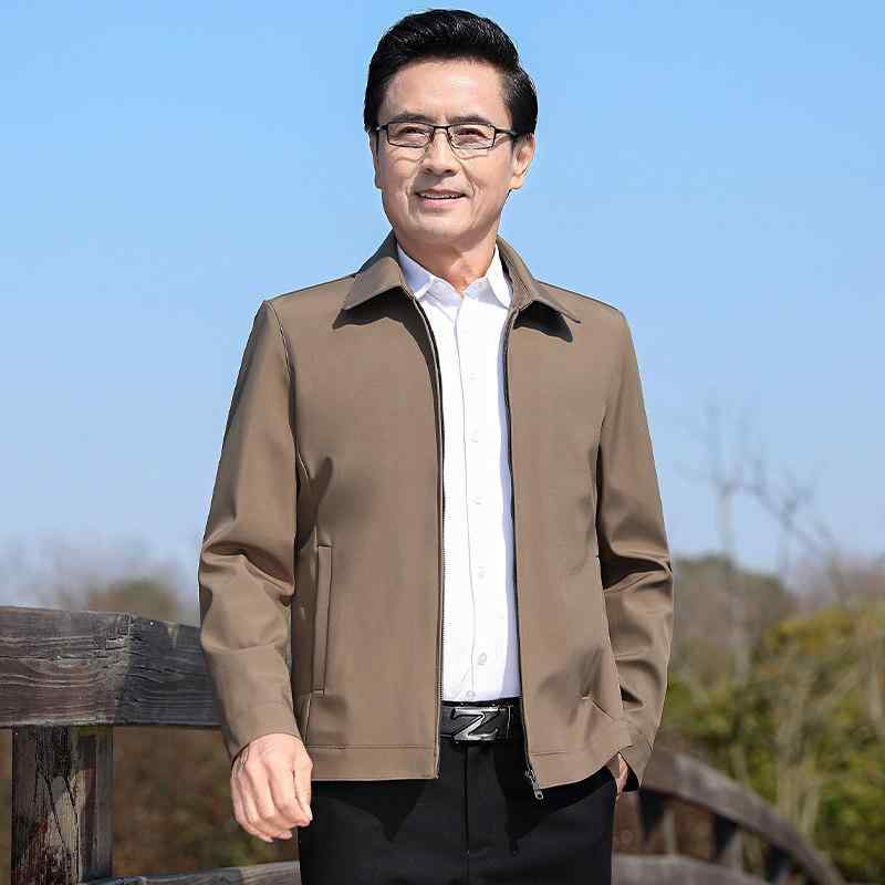 ジャケット メンズ 春 向け 小柄対応 薄手 カジュアル 短丈 百搭 普段使い 軽量 スタンドカラー ミドルゲージ