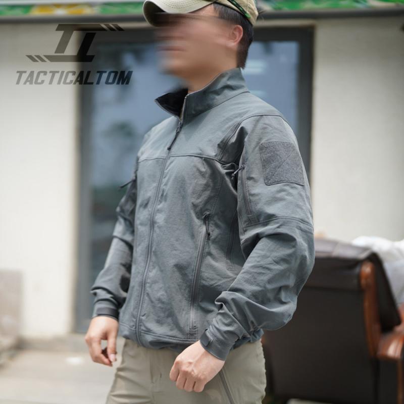 ホンブルグ帽貝殼 上衣 薄墨色 タクティカル 4道のり 伸ばすこと 延性のある 通気性 撥水 オールウェザー ミリタリー 表現スタイル アウトドア 山歩き 普段使い