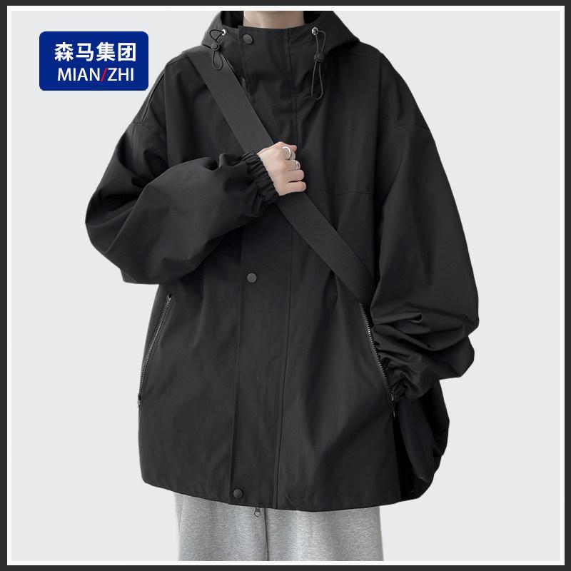 上衣 メンズ ボンネット付き添い人 雨合羽 アウトドア 春夏秋 用 綿原料品 軽さ 吸湿速乾  表現スタイル 通い 普段使い