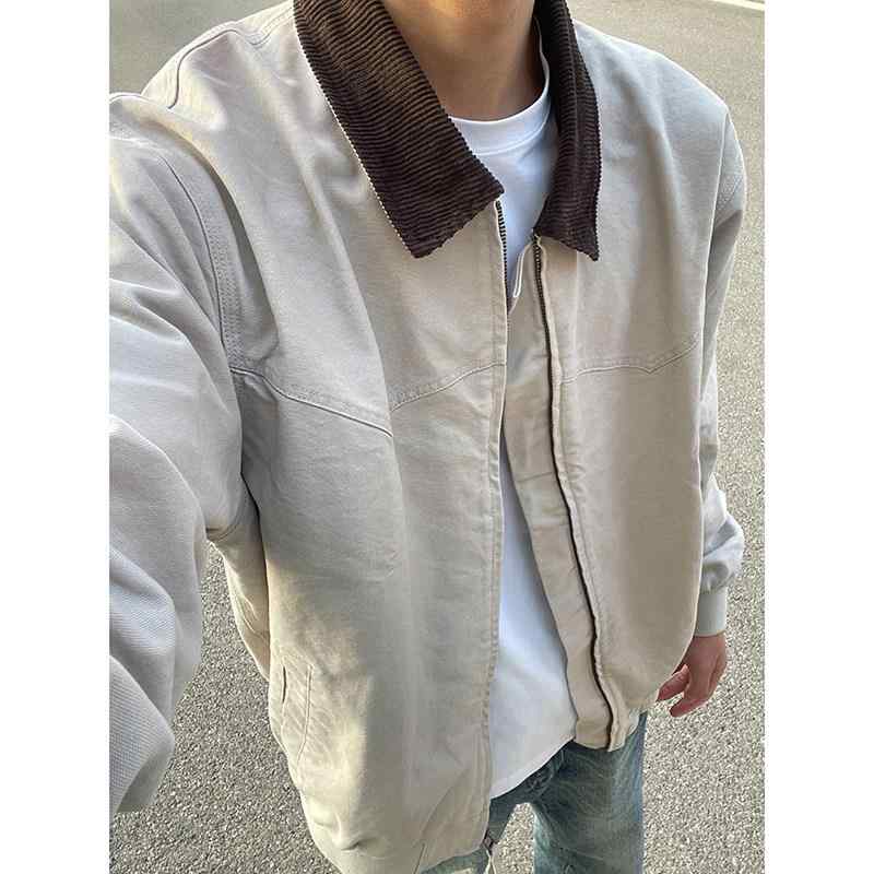 メンズ 上衣 カーキ色 細工物表現スタイル 年月 アメリカン 飛行士 短丈 御前上等感 冷やりとした ボン赤ちょうちん アウター 心地よい 普段使い