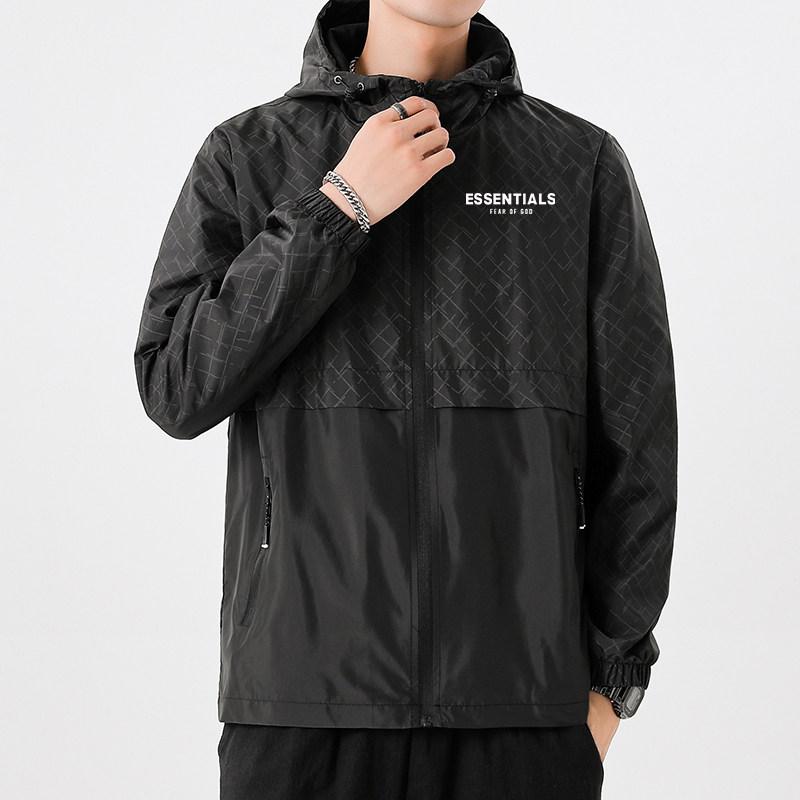 ジャケット メンズ 春 軽量 フード付き 迷彩 UVカット 防風 機能性 カジュアル アウトドア 吸湿速乾 通気性 ハイキング｜リバーパディ