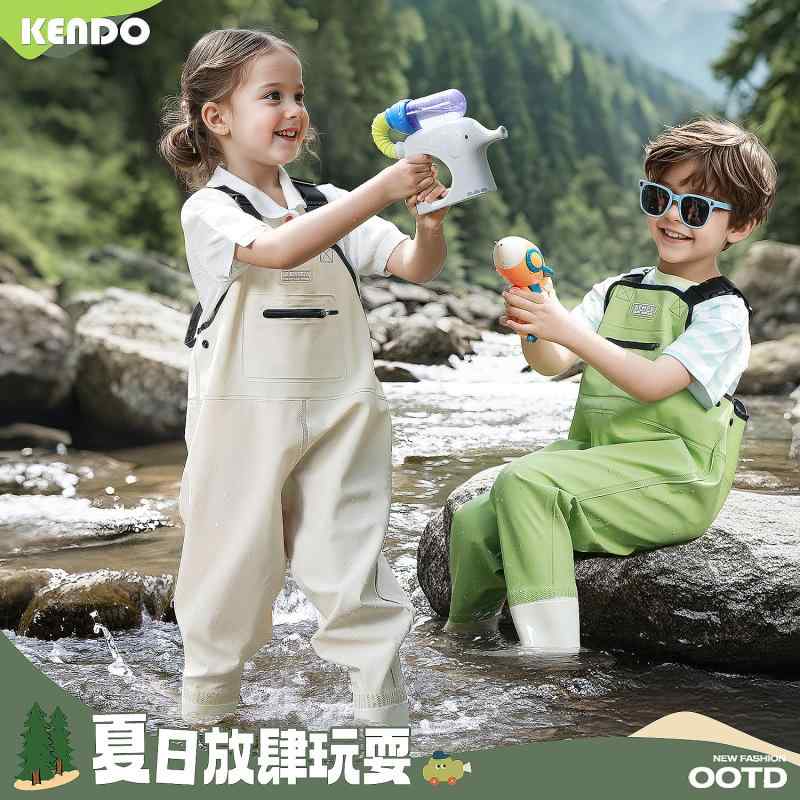 キッズ つなぎ服 水遊び ビーチ 沙遊び 幼稚園用 夏 遊び着 速乾 軽量 UVカット