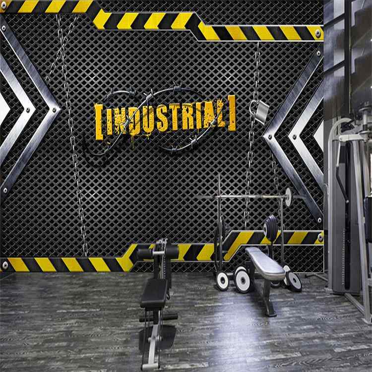 壁紙 壁布 工業風 3D 金属調 ジム クラブ バー 背景壁 インテリア メタリック インダストリアル フィットネスルーム ナイトクラブ リフォーム用 立体 鉄板風 装飾素材