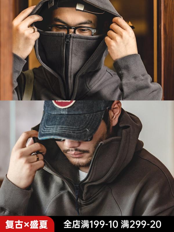 メンズ 秋冬 役立つこと性 パーカー ボンネット付き添い人 バルアクラバ ファスナー 細工物お召しもの アメリカン表現スタイル 朦々たる アウター 優しいこと 防風 表どおり 心地よい 伸縮性 吸湿速乾