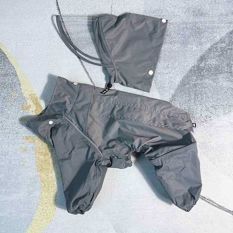 小型犬用 防水 レインコート 四脚カバー 雨具 深色 散歩用 アウトドア 軽量 フルプロテクション