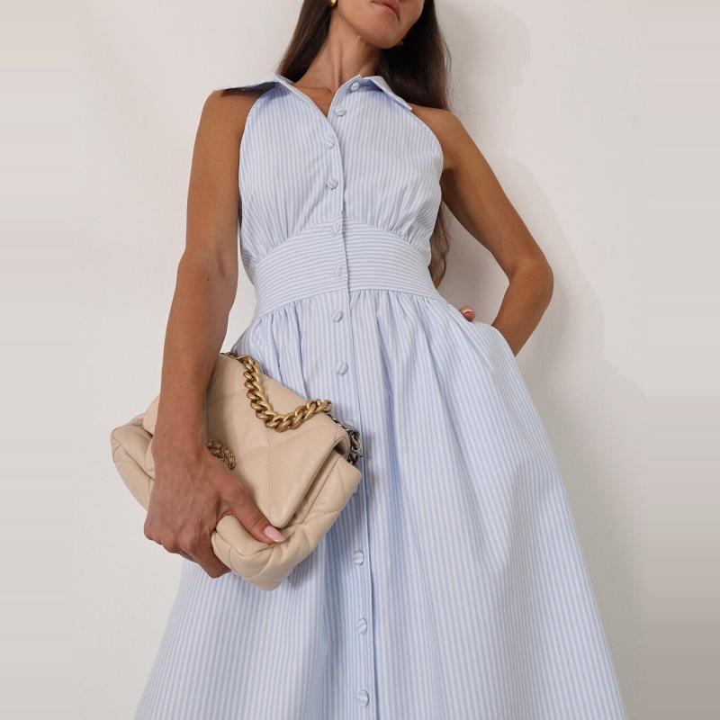 レディース 衣装 春夏 オフショルダー ロング 縞模様 フレンチ レトロ 雅びやか 艶っぽい トップ お召しもの 肩見せ 吸い付ける的 表現スタイル