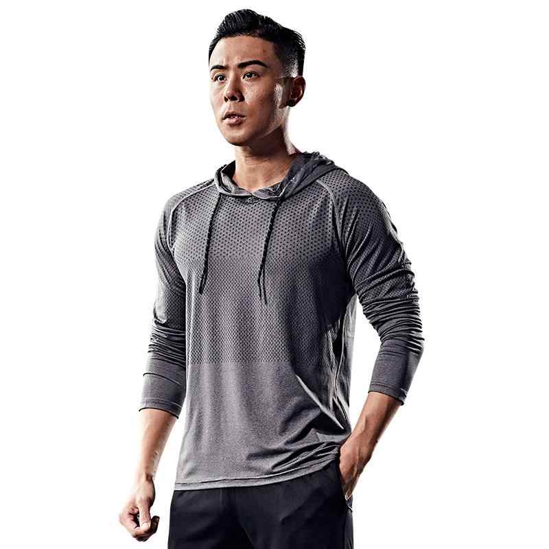 メンズ パーカー フード付き 春夏 吸湿速乾 フィット バスケットボール トレーニング 長袖 スポーツ トップス アウトドア ランニング フィットネス ウェア 軽量 快適