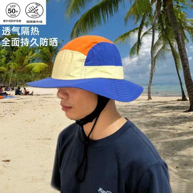 帽子 フィッシャーマン メンズ レディース 夏用 日焼け防止 UVカット 防水 防風 遮光 アウトドア 登山 釣り ダイビング サイクリング サーフィン 風防止 軽量 調整可能