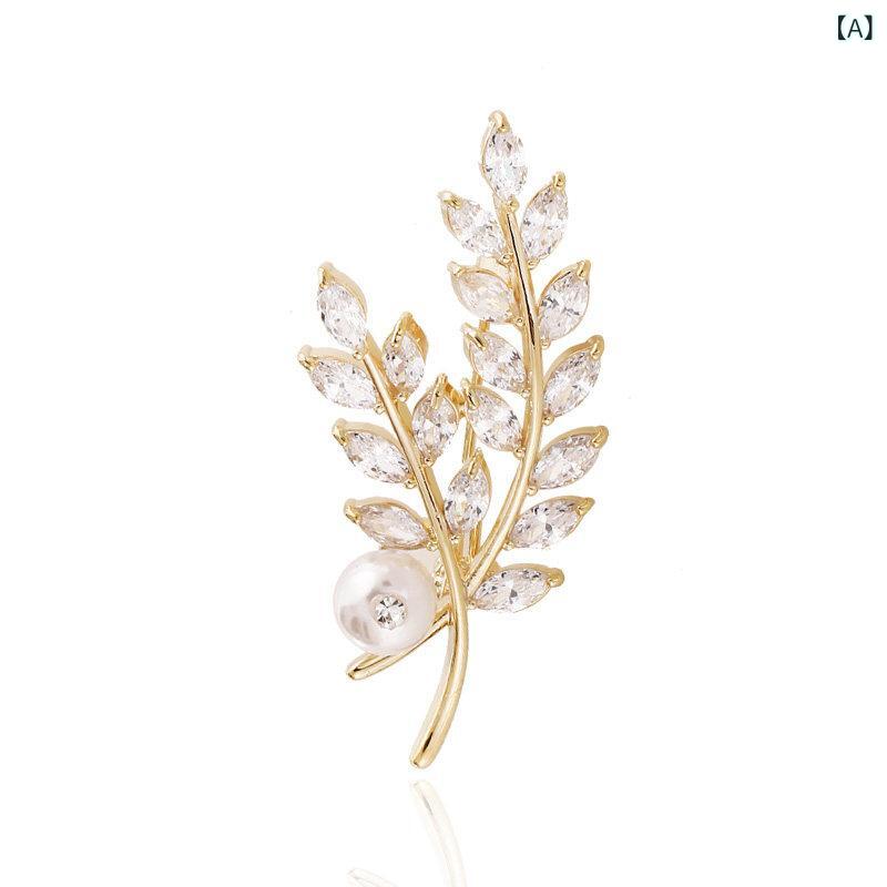 女性用 ブローチ 紫ロラン 秋麦穂 パール 高級感 精巧 胸花 スーツ ピン フォーマル アクセサリー 秋 紫色 モチーフ 装飾 コサージュ｜リバーパディ