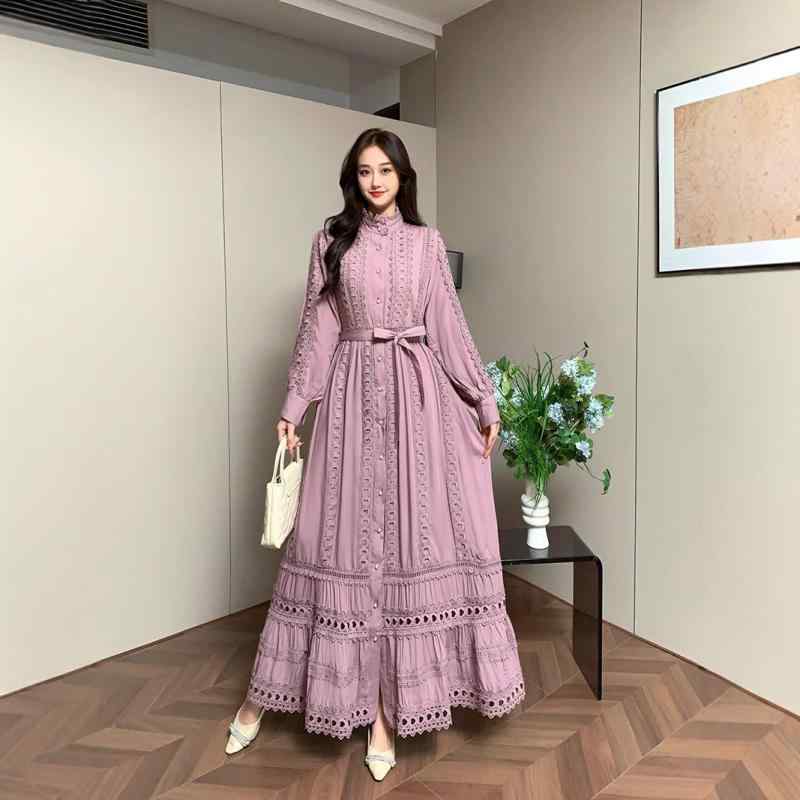 春夏 ワンピース 女性用 フレア 膝丈 コットン 混紡 軽量 伸縮性 通勤 普段使い ブラック ピンク系 アイボリー かわいい シルエット