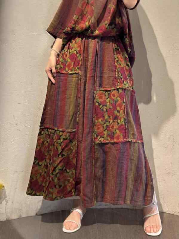 スコート お上さん用 夏 春夏 フレンチ心地よい ビンテージ 填まる 広広とした大きさ うつり変わり レイヤードガウン 太陽フレア A生産ライン 綿織物混 軽さ 通し良 膝丈 黒いこと サクラ色 ベージュ 通い 普段使い走り デイリー