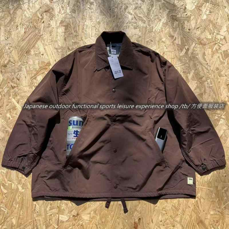 メンズ ジャケット 春秋 アウトドア ゆったりシルエット コーチ風 レトロ 機能的 カジュアル 防風 アウター 軽量 伸縮性 吸湿速乾
