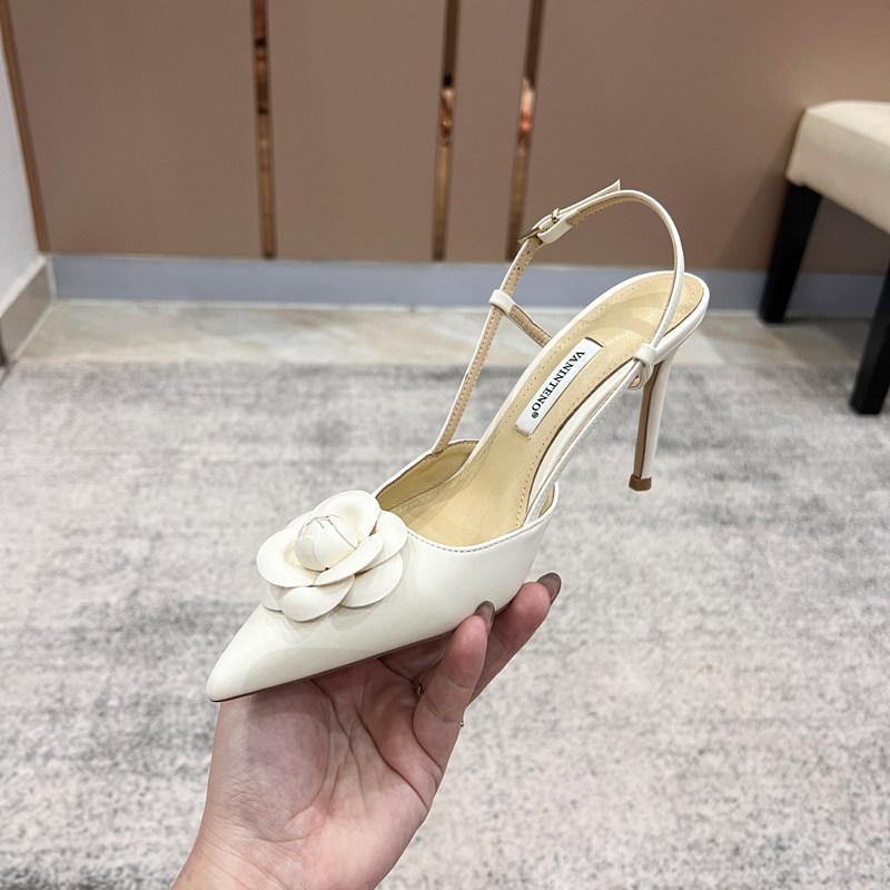 レディース ハイヒール パンプス 春夏 白いこと お花 オープントゥ 同盟罷業さあ美 雅びやか 普段使い走り 通い 会う約束 軽さ 好いたらしい 相応う