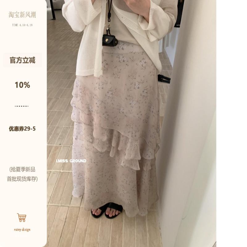 スコート レディース 花柄 ご機嫌酉の方角 アシンメトリーヘム MIDI丈 夏用 たまり場 女子らしい 雅びやか 刷り上げる 太陽フレア 口さかしい 表現スタイル
