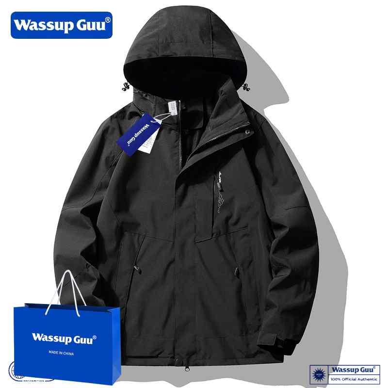 アウトドア上衣 メンズ レディース 秋冬 落ち込む 3way 着脱式 雨合羽 防風 山登り トレッキング 山歩き アウター 軽さ 生あたたかい 通い 通学 普段使い メンズファッション-コート・ジャケット