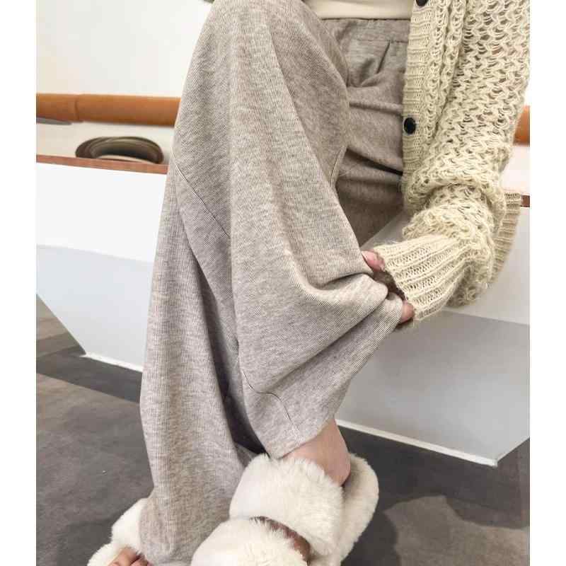 マタニティ ワイドレッグパンツ 春秋 ゆったり ストレート ハイウエスト お腹サポート 暖か裏地 ロング 外出用 伸縮性 快適
