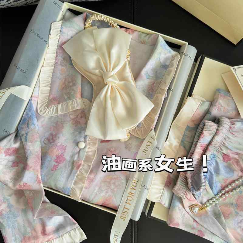 ルームウェア 女性用 長袖 接触冷感 春秋 外出OK かわいい 高級感 薄手 セット ホームウェア パジャマ 軽量 伸縮性 吸湿速乾 通勤対応 普段使い