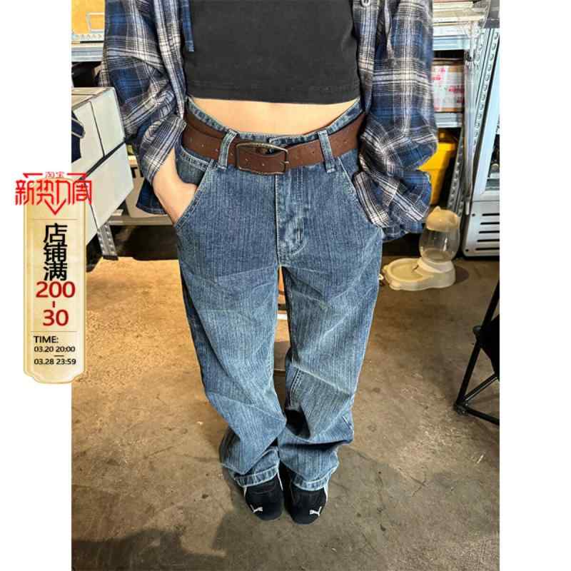 ジーンズズボン下 ユニ一発やる 引っ切り無い レトロ 填まる 水洗いする産業 ロング丈 夏用 心地よい 綿織物原料品 軽さ 伸縮性 普段使い走り 青色系